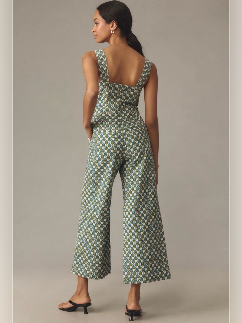 The Portside Button-Front Jumpsuit by Maeve - Picture 3 of 8